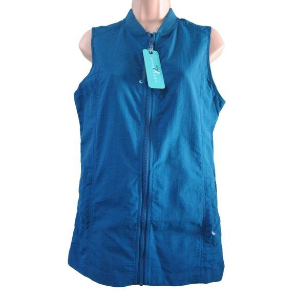 Levelwear Verve Performance Vest SD00L Sage Blue Spruce Ladies S/P NWT - Picture 5 of 16